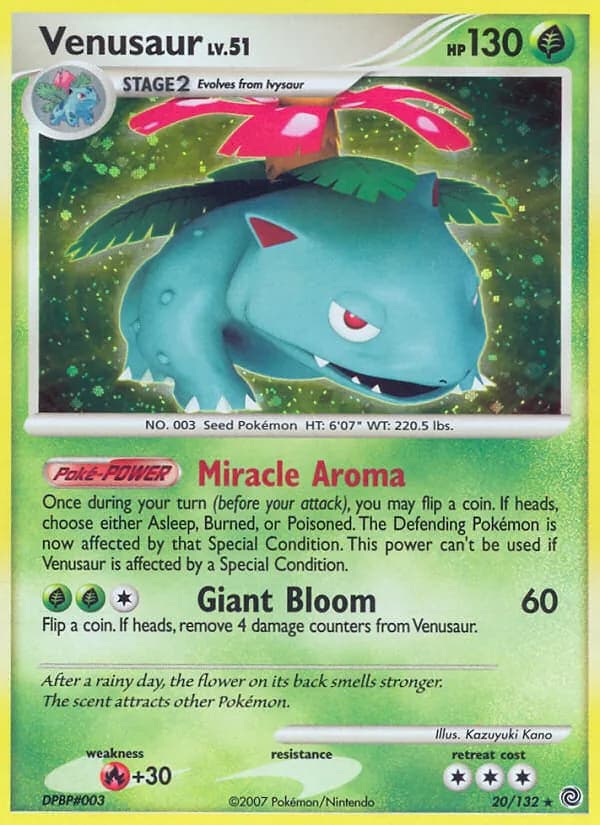 Venusaur — Secret Wonders, Rare Holo