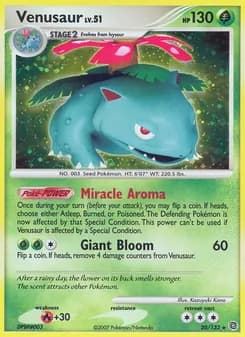 Venusaur — Secret Wonders — Rare Holo