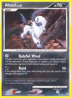 Absol — Secret Wonders — Rare