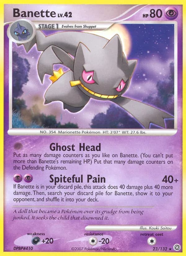 Banette — Secret Wonders, Rare