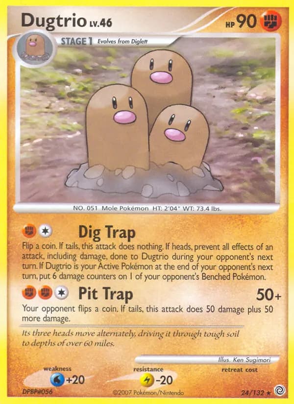 Dugtrio — Secret Wonders, Rare
