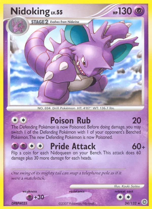 Nidoking — Secret Wonders, Rare