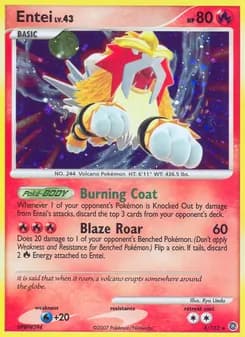 Entei — Secret Wonders — Rare Holo