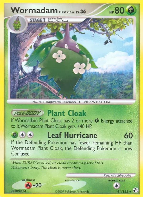 Wormadam Plant Cloak — Secret Wonders, Rare