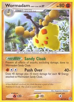 Wormadam Sandy Cloak — Secret Wonders — Rare