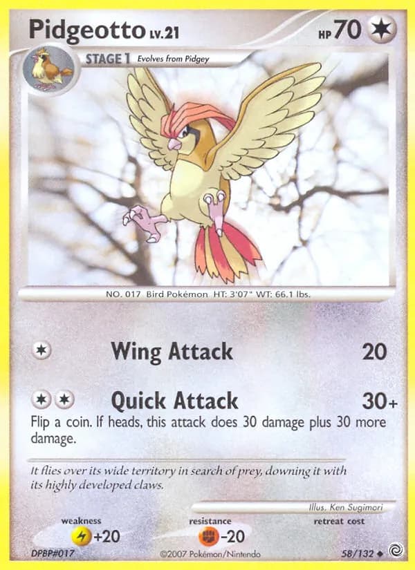 Pidgeotto — Secret Wonders, Uncommon