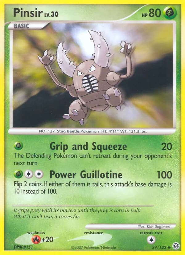 Pinsir — Secret Wonders, Uncommon
