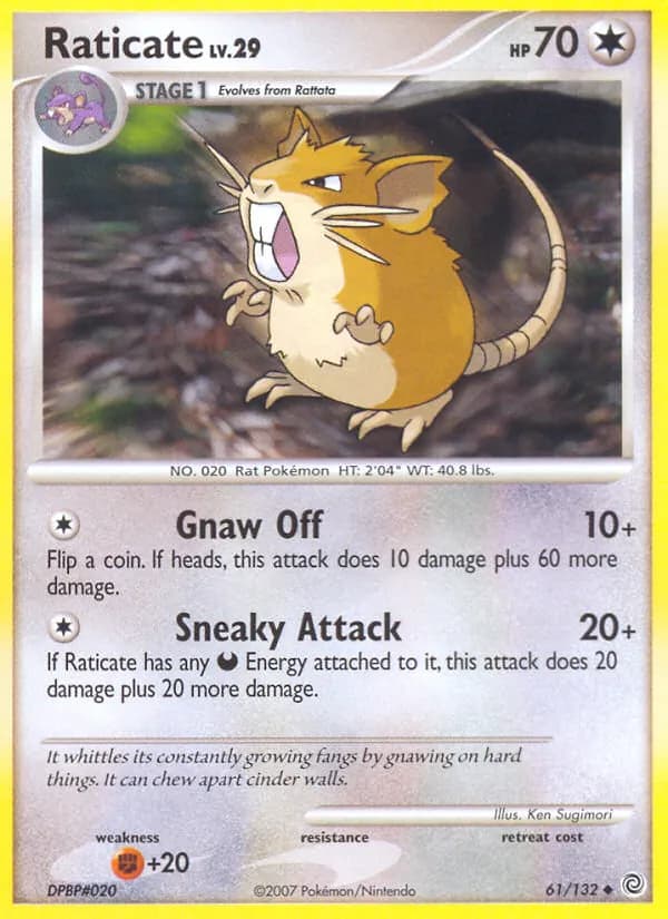 Raticate — Secret Wonders, Uncommon