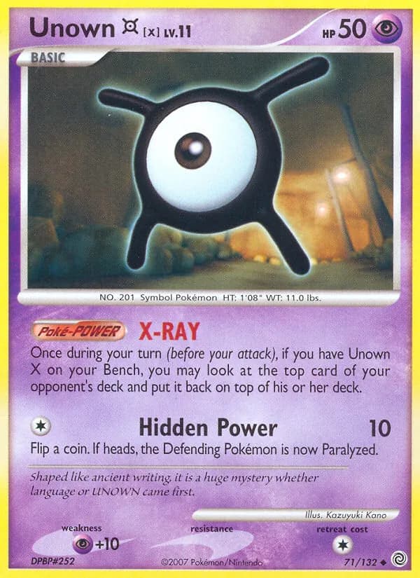 Unown X — Secret Wonders, Uncommon