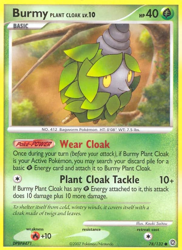 Burmy Plant Cloak — Secret Wonders, Common