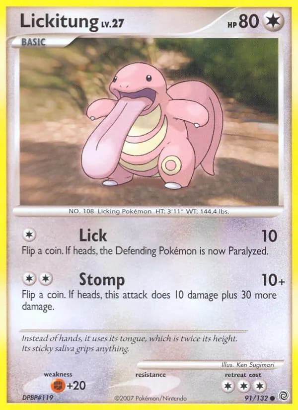 Lickitung — Secret Wonders, Common