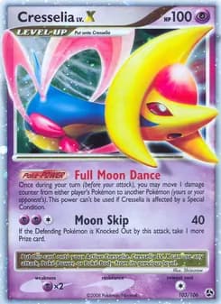 Cresselia — Great Encounters — Rare Holo LV.X