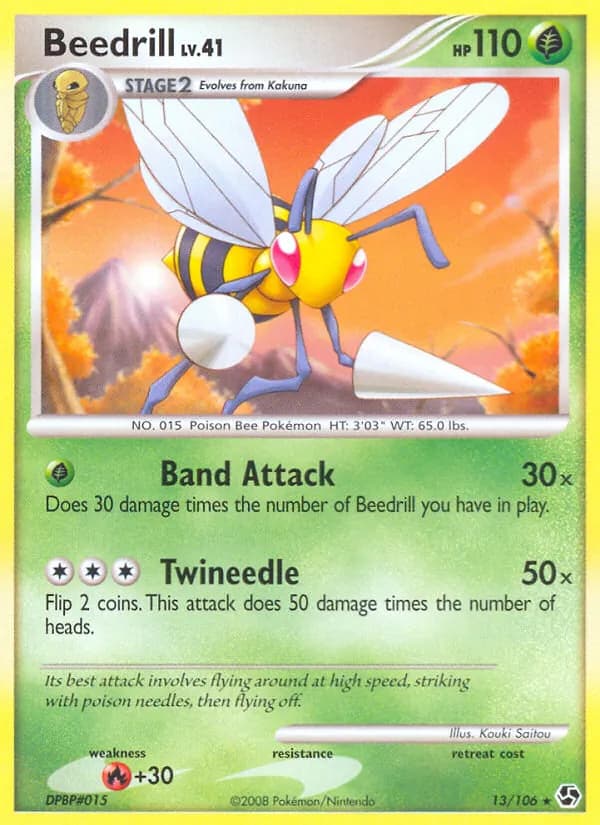 Beedrill — Great Encounters, Rare