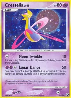 Cresselia — Great Encounters — Rare Holo