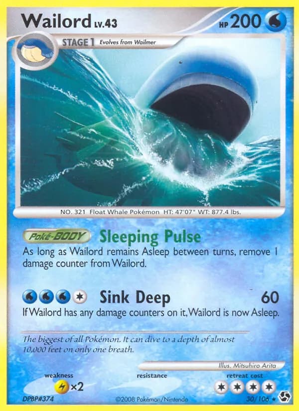 Wailord — Great Encounters, Rare