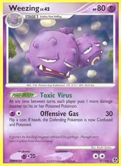 Weezing — Great Encounters — Rare