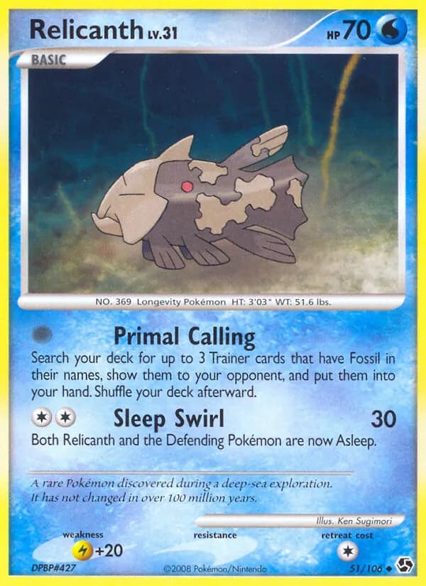 Relicanth — Great Encounters, Uncommon