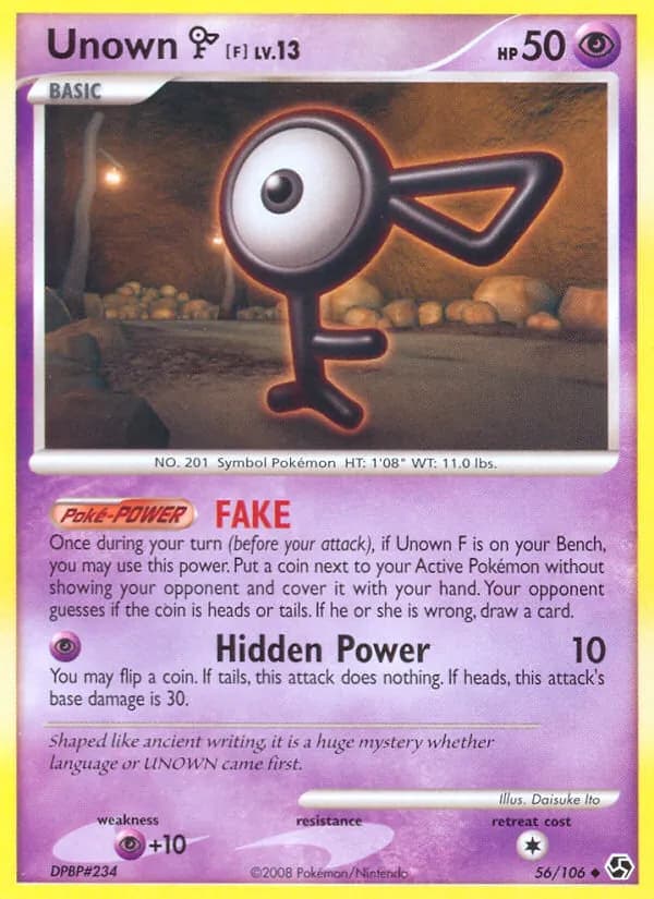 Unown F — Great Encounters, Uncommon
