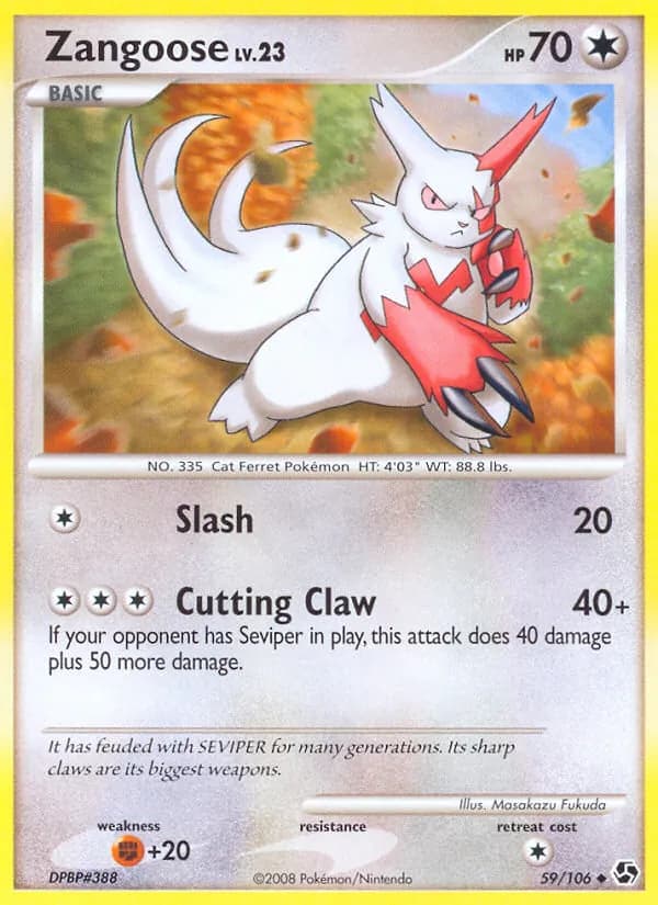 Zangoose — Great Encounters, Common
