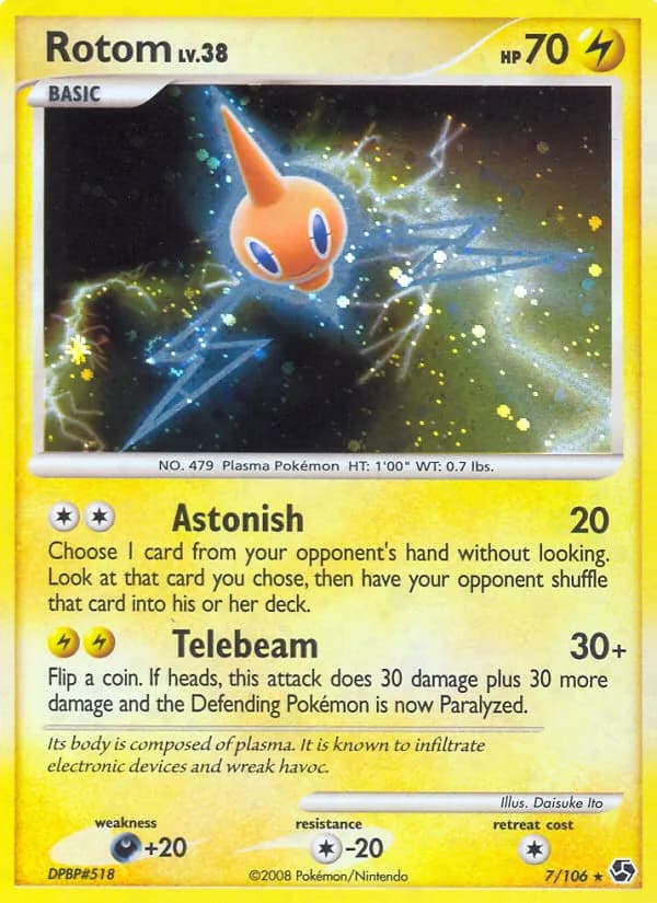 Rotom — Great Encounters, Rare Holo