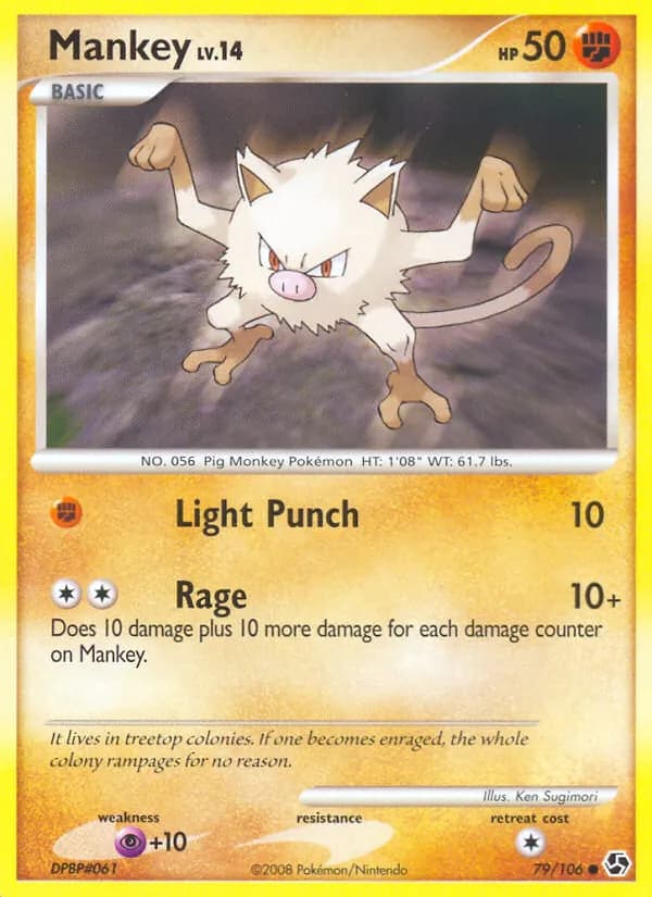Mankey — Great Encounters, Common