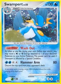 Swampert — Great Encounters — Rare Holo