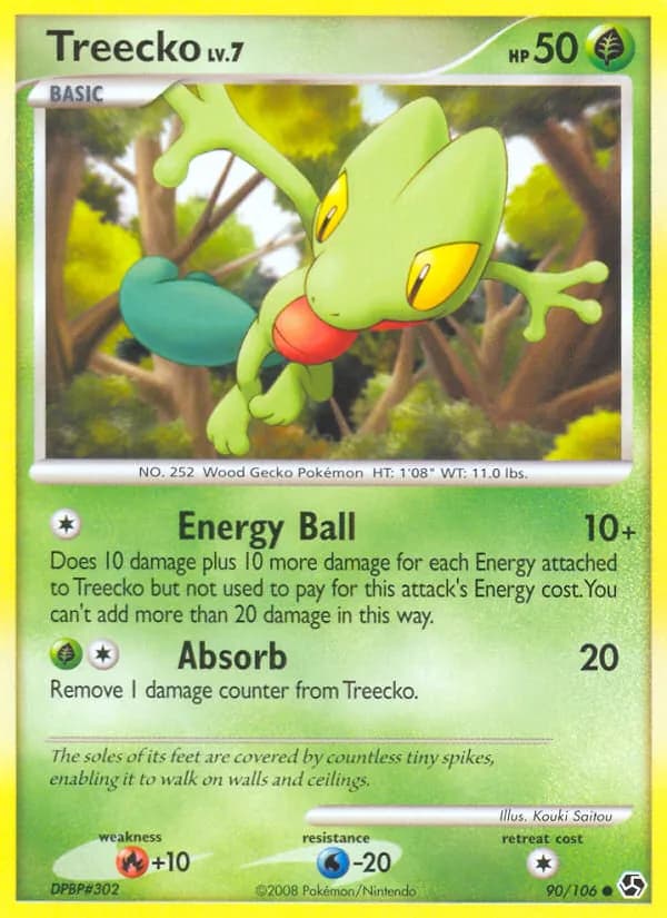 Treecko — Great Encounters, Common