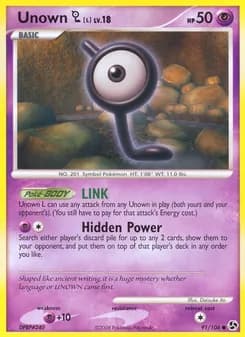Unown L — Great Encounters — Common