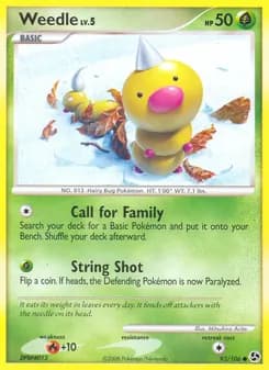 Weedle — Great Encounters — Common