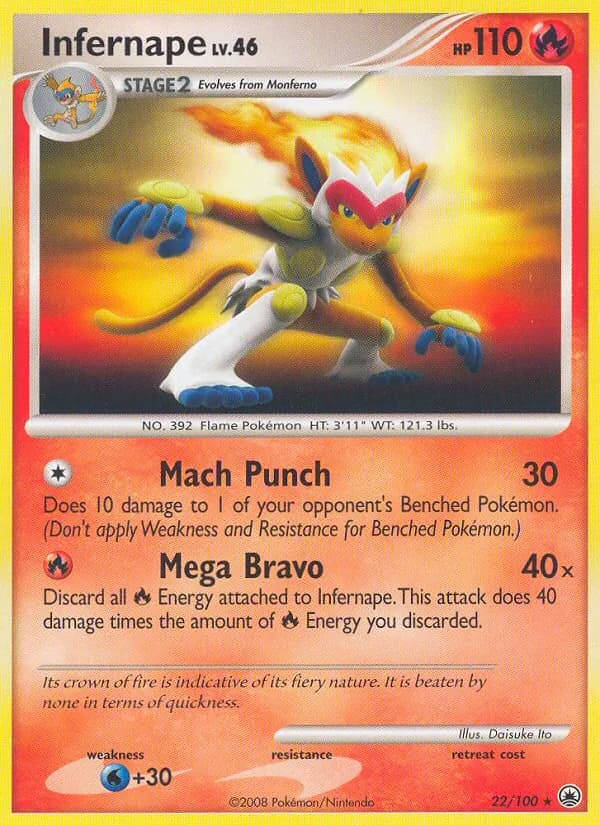 Infernape — Majestic Dawn, Rare