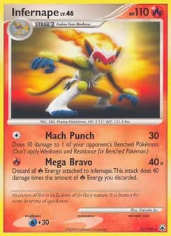 Infernape — Majestic Dawn — Rare