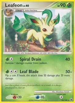 Leafeon — Majestic Dawn — Rare