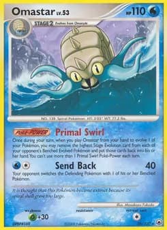 Omastar — Majestic Dawn — Rare