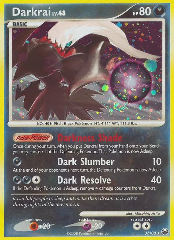 Darkrai — Majestic Dawn, Rare Holo
