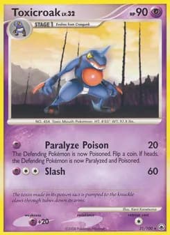 Toxicroak — Majestic Dawn — Rare