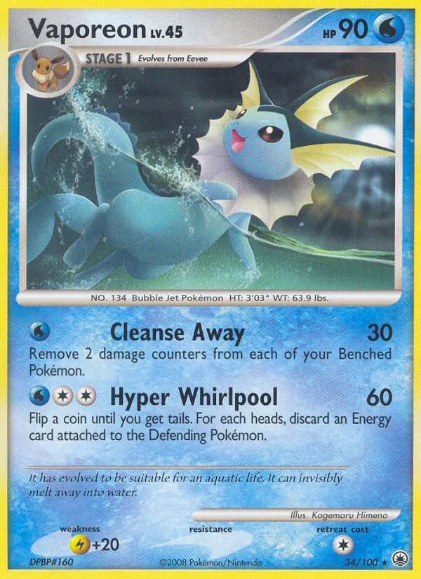 Vaporeon — Majestic Dawn, Rare
