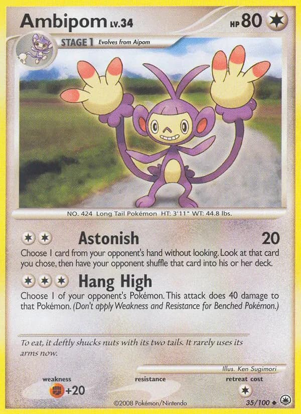 Ambipom — Majestic Dawn, Uncommon