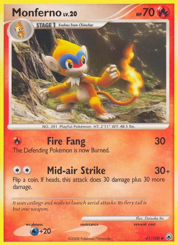 Monferno — Majestic Dawn, Uncommon