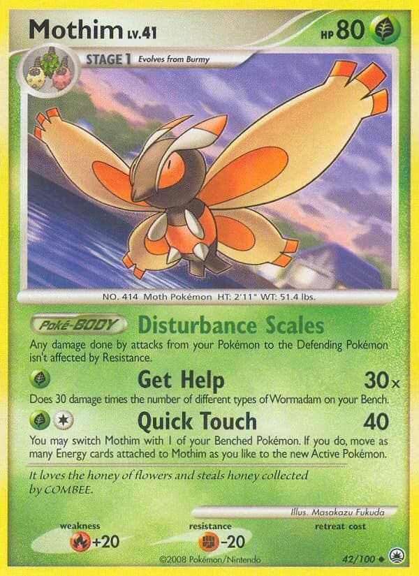 Mothim — Majestic Dawn, Uncommon
