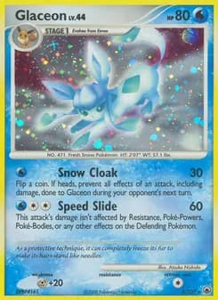 Glaceon — Majestic Dawn — Rare Holo