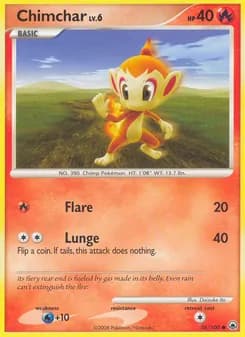 Chimchar — Majestic Dawn — Common