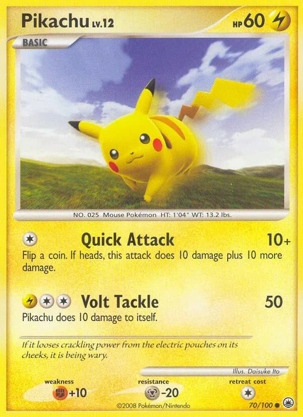 Pikachu — Majestic Dawn, Common