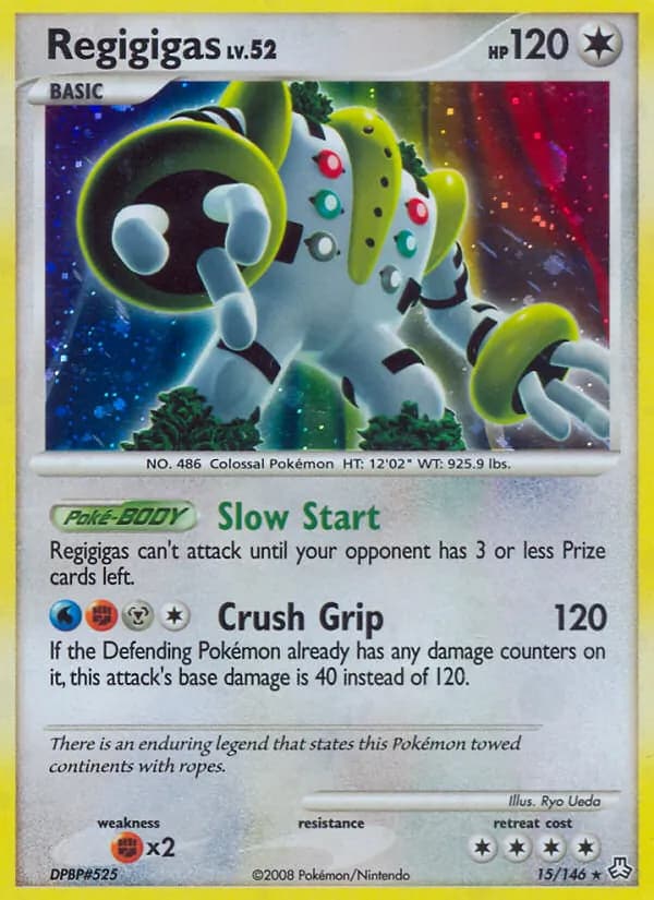 Regigigas — Legends Awakened, Rare Holo