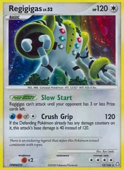 Regigigas — Legends Awakened — Rare Holo