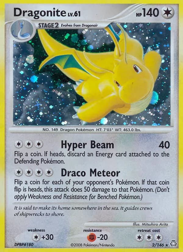 Dragonite — Legends Awakened, Rare Holo