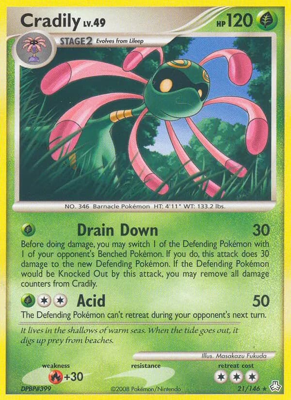 Cradily — Legends Awakened, Rare