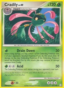 Cradily — Legends Awakened — Rare