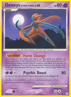 Deoxys Attack Forme — Legends Awakened — Rare