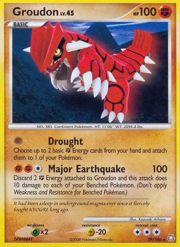 Groudon — Legends Awakened, Rare