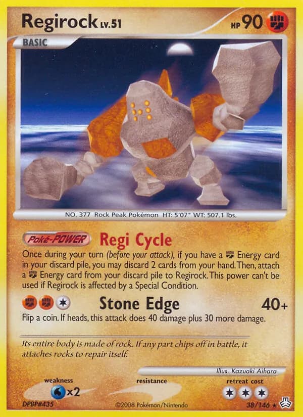 Regirock — Legends Awakened, Rare